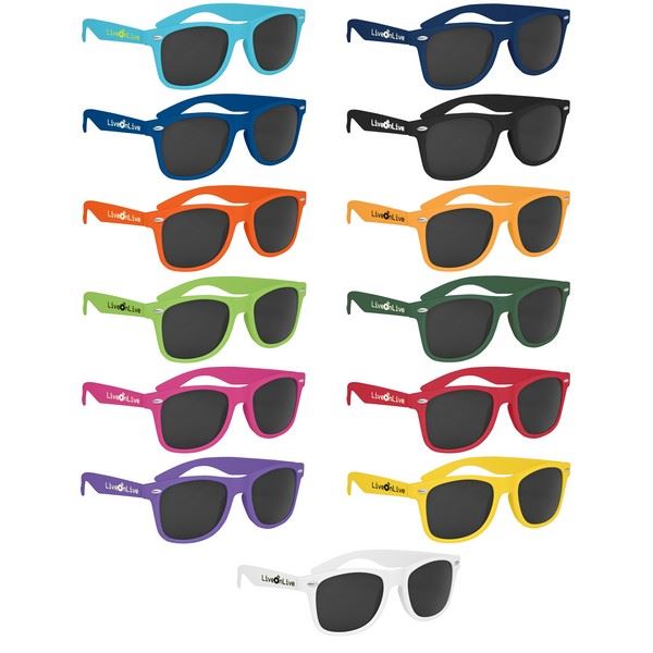 GH6236 Velvet Touch Malibu Sunglasses With Custom Imprint